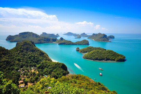 Parc marin d'Ang Thong dans l'archipel de Koh Samui