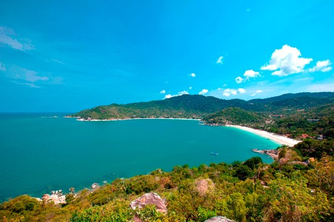 Plage de Thong Nai Pan au nord-est de l'île de Koh Pha Ngan