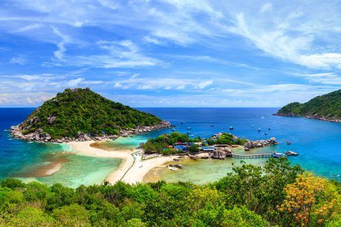 Ile de Koh Nang Yuan dans l'archipel de Kop Suratthani