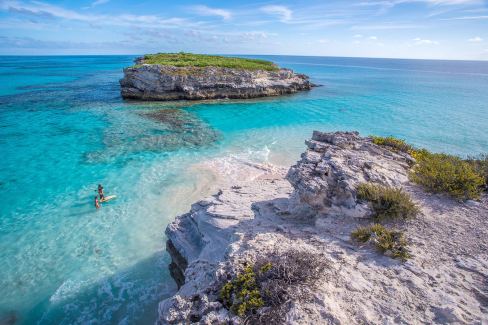 Plage Lighthouse sur l'île de Eleuthera