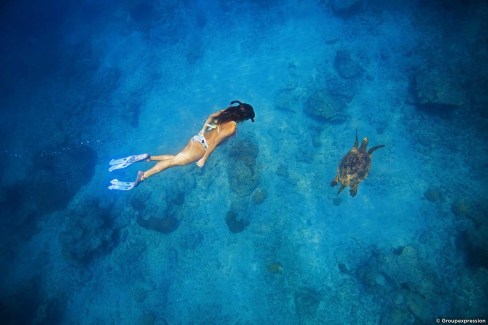 Snorkeling dans les eaux turquoise du Costa Rica
