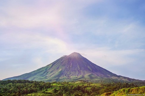 Vue sur le volcan Arenal au Costa Rica