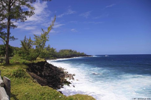 Paysage côtier du sud sauvage de La Réunion