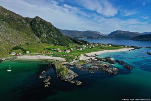 Plage de Grotlesanden, Nordfjord