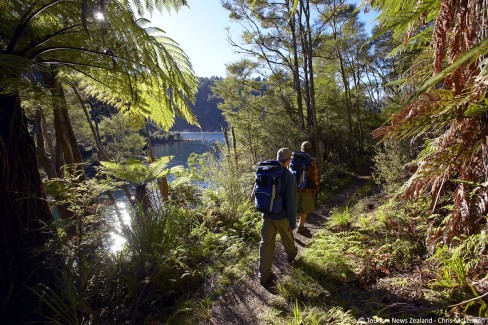 Lake Waikaremoano. Te Urewera national park. North Island. New Zealand. model releases 683 - 685