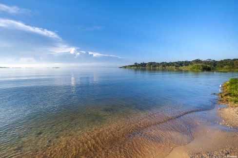 Paysage du lac Victoria en Ouganda