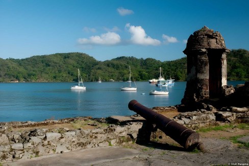 Fort San Lorenzo (Colon) sur l'embouchure du rio Chagres