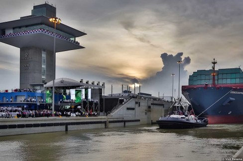 Ecluse de Miraflores sur le canal de Panama