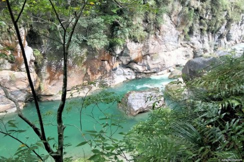 Eaux turquoise des gorges de Taroko