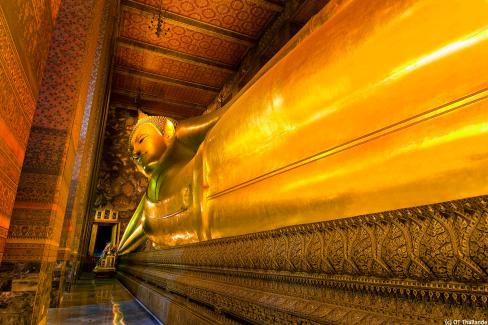 Le Bouddha couché du temple de Wat Pho