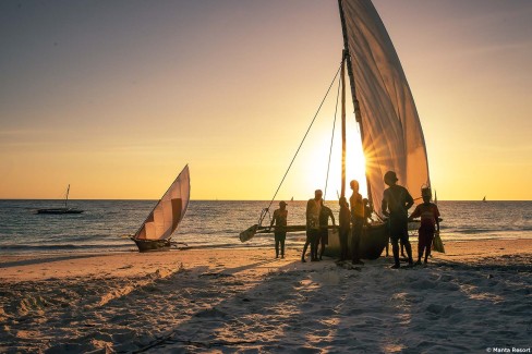 Retour de pêche au nord de l'île de Pemba